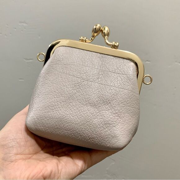 Handmade Genuine Premium Leather Kisslock wallet/Wristlet/Coin purse - Picture 9 of 12